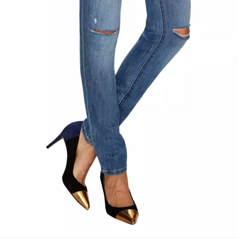 Heels gold tip
